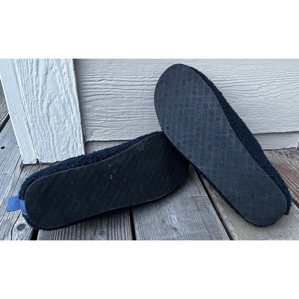 Bombas Sunday Slippers Women’s 11 Sherpa Comfort Slip On Mule - Navy Blue - Picture 6 of 10